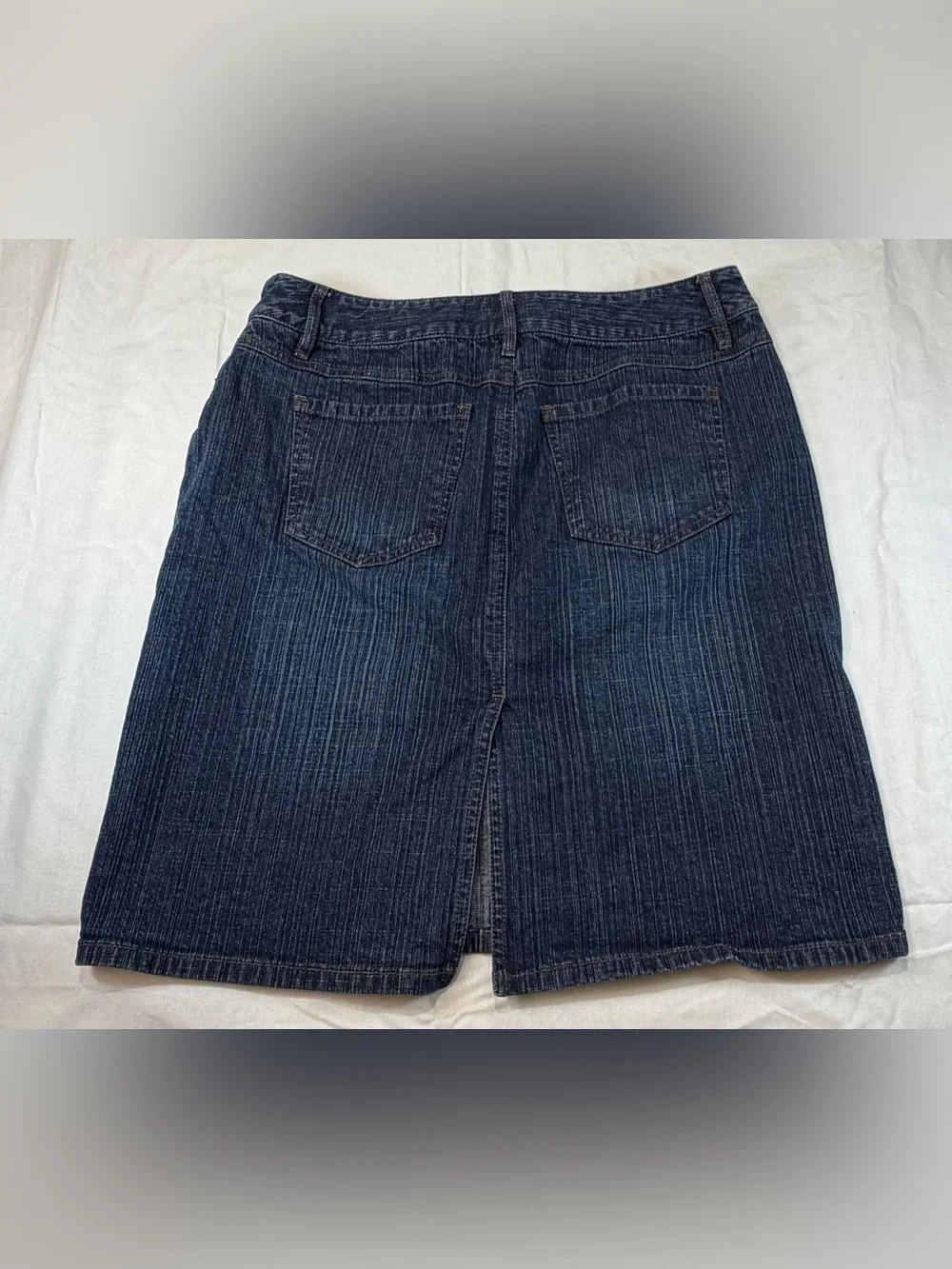 LOFT Dark Blue Denim Skirt